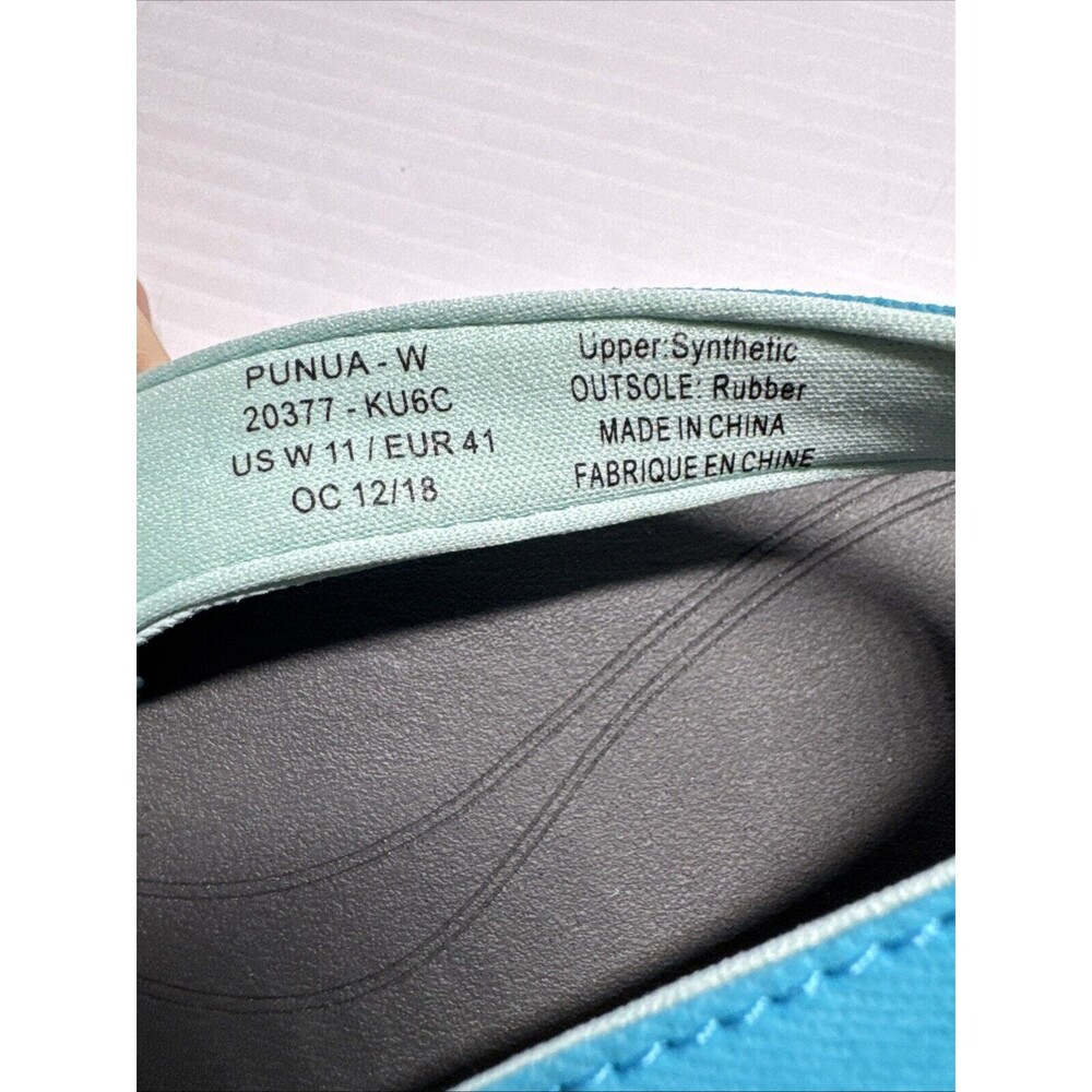 Olukai Women’s Punua Flip Flops Sandals Kai Blue Dark Shadow Sz 11 NWT - Picture 5 of 7